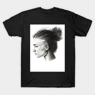 bun girl T-Shirt